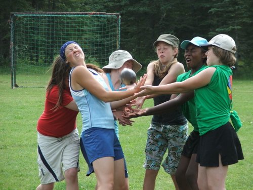 Catching a water Balloon